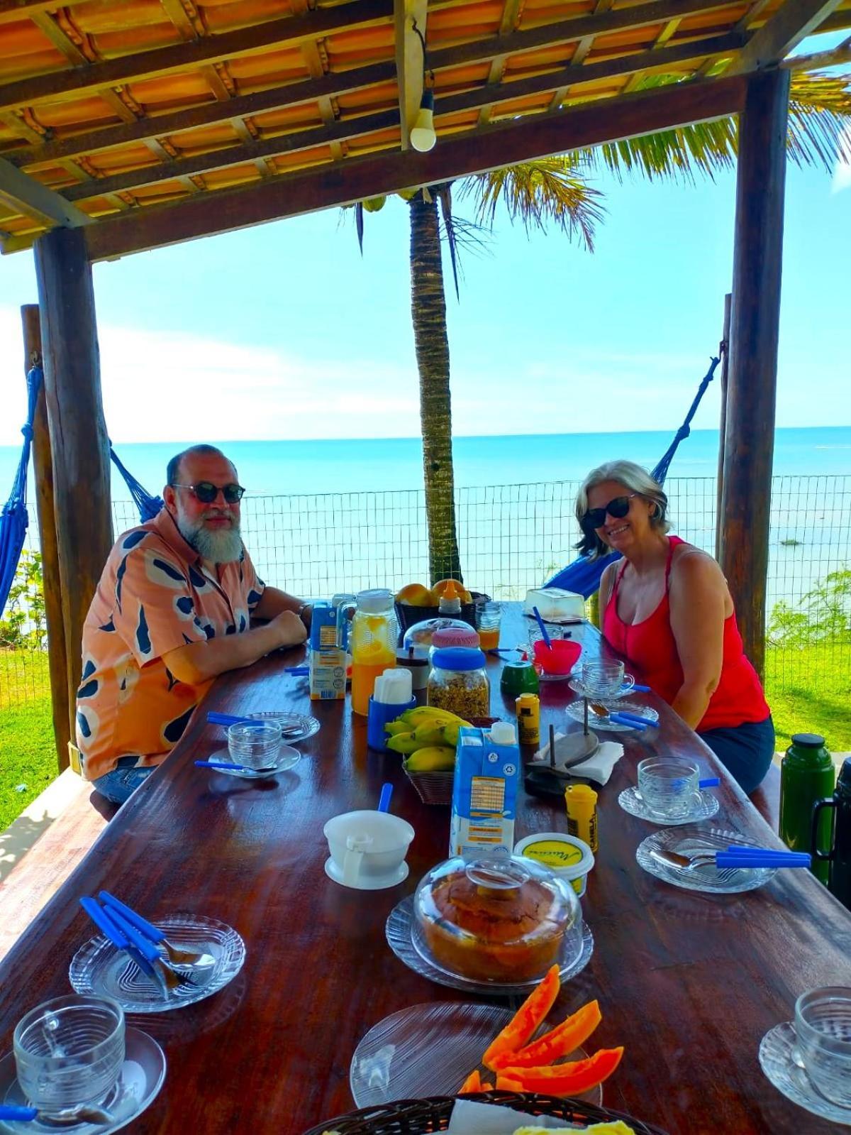 Paraiso Azul Com Vistas Maravilhosas Cumuruxatiba Exteriör bild